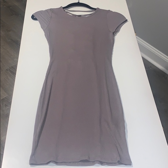 Grey Short Dress - Picture 1 of 4